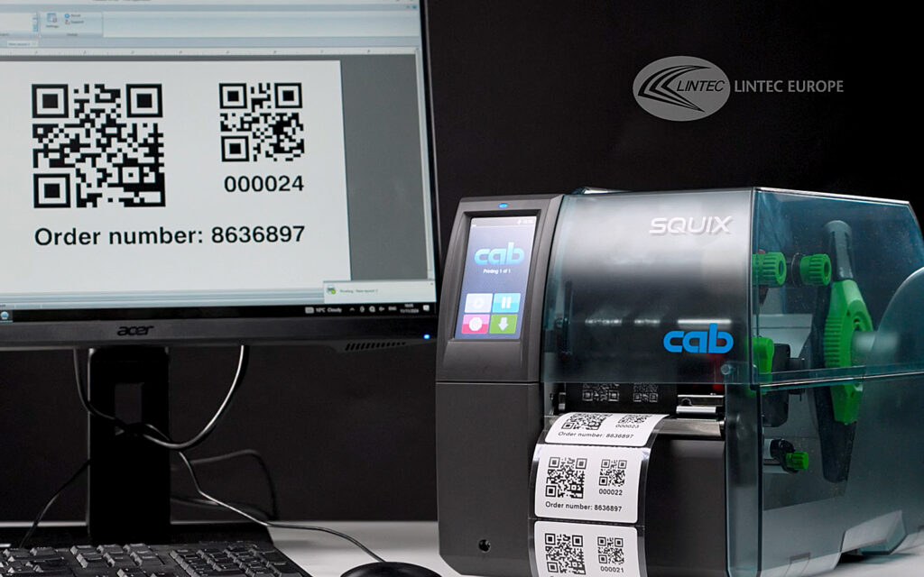 Label and sticker printing machine